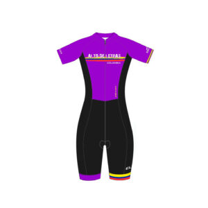 Enterizo PRO Manga Corta Morado