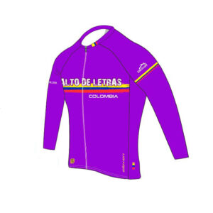 Jersey  Pro Manga Larga Morado