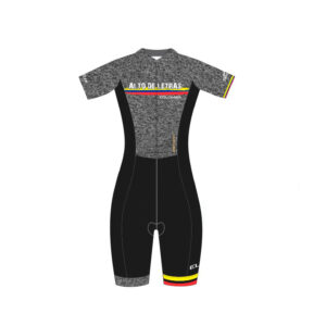 Enterizo PRO Manga Gris